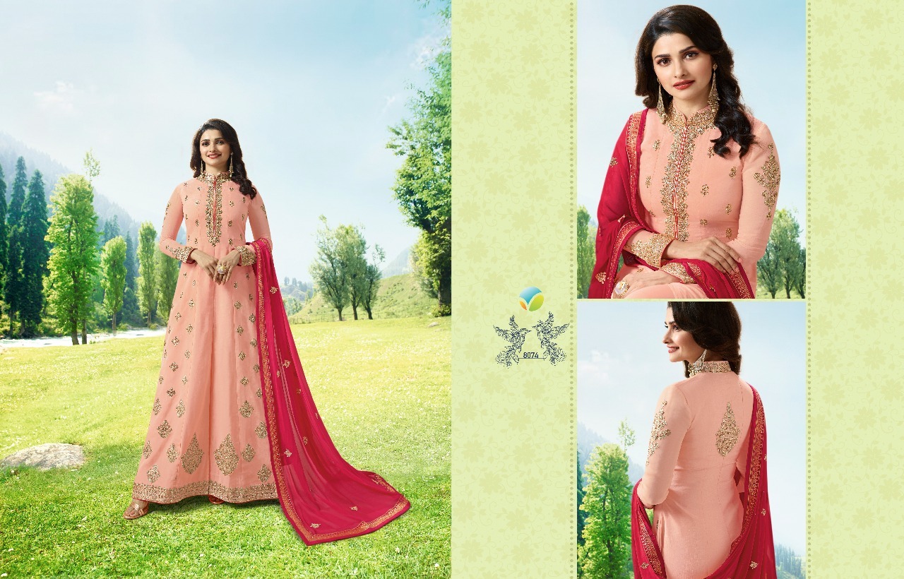 Georgette Salwar Suit - Georgette Top With Silk Bottom, Xxl Size, Red Color, Full Sleeves, Embroidered Design, Washable Material