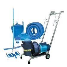 स्विमिंग पूल सक्शन स्वीपर पंप और ट्रॉली