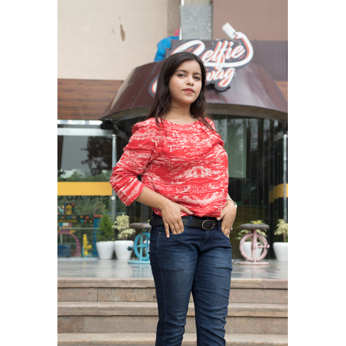 Ladies Rayon Cotton Top