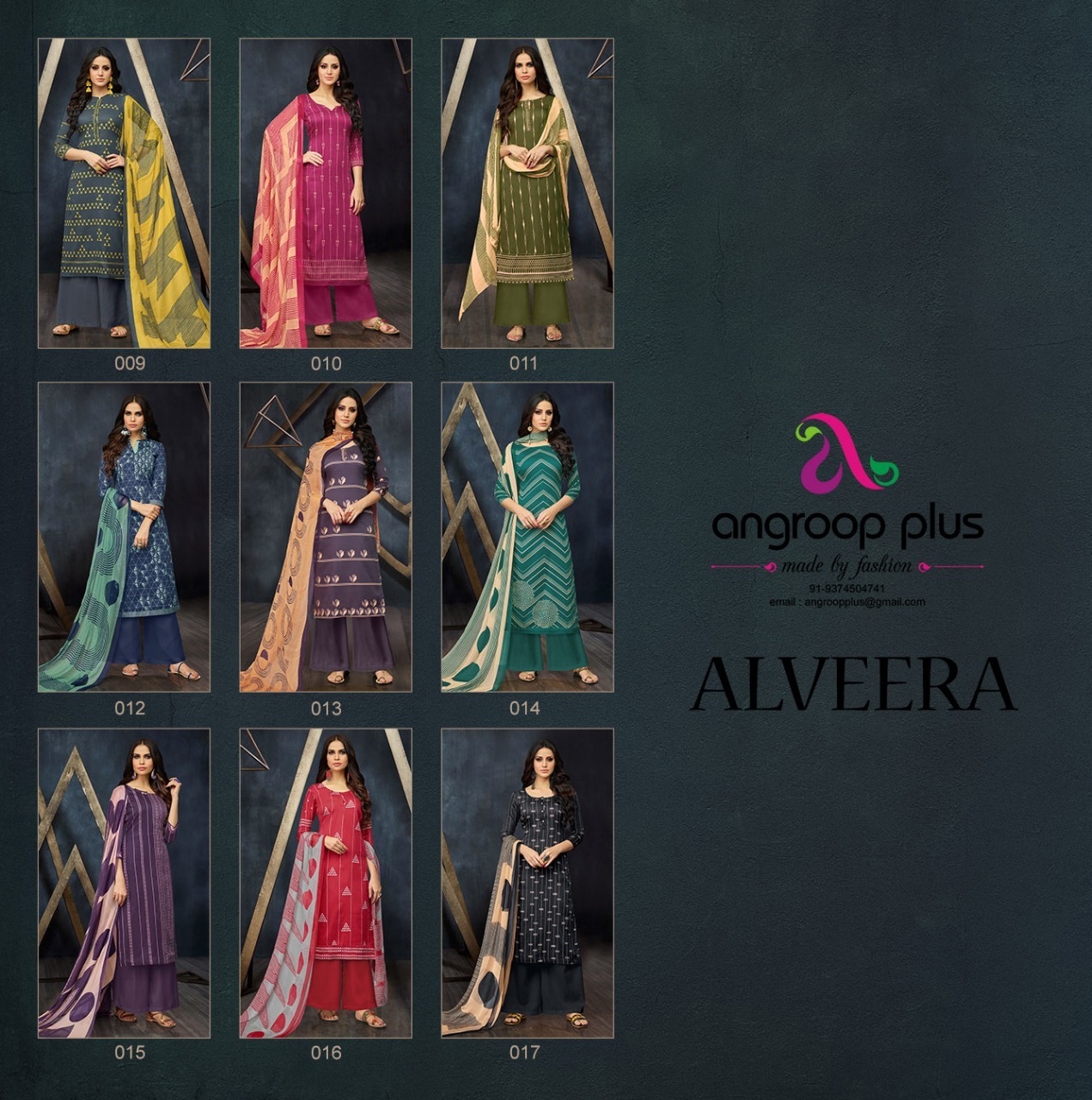 Angroop Plus Alveera Salwar Suits - Pure Jam Silk Top 2.5 Mts Semi Lawn Bottom 2.5 Mts Chiffon Printed Dupatta 2.25 Mts Ethnic Black Design With Full Sleeves Embroidered Pattern For Summer & Winter Size Xxl