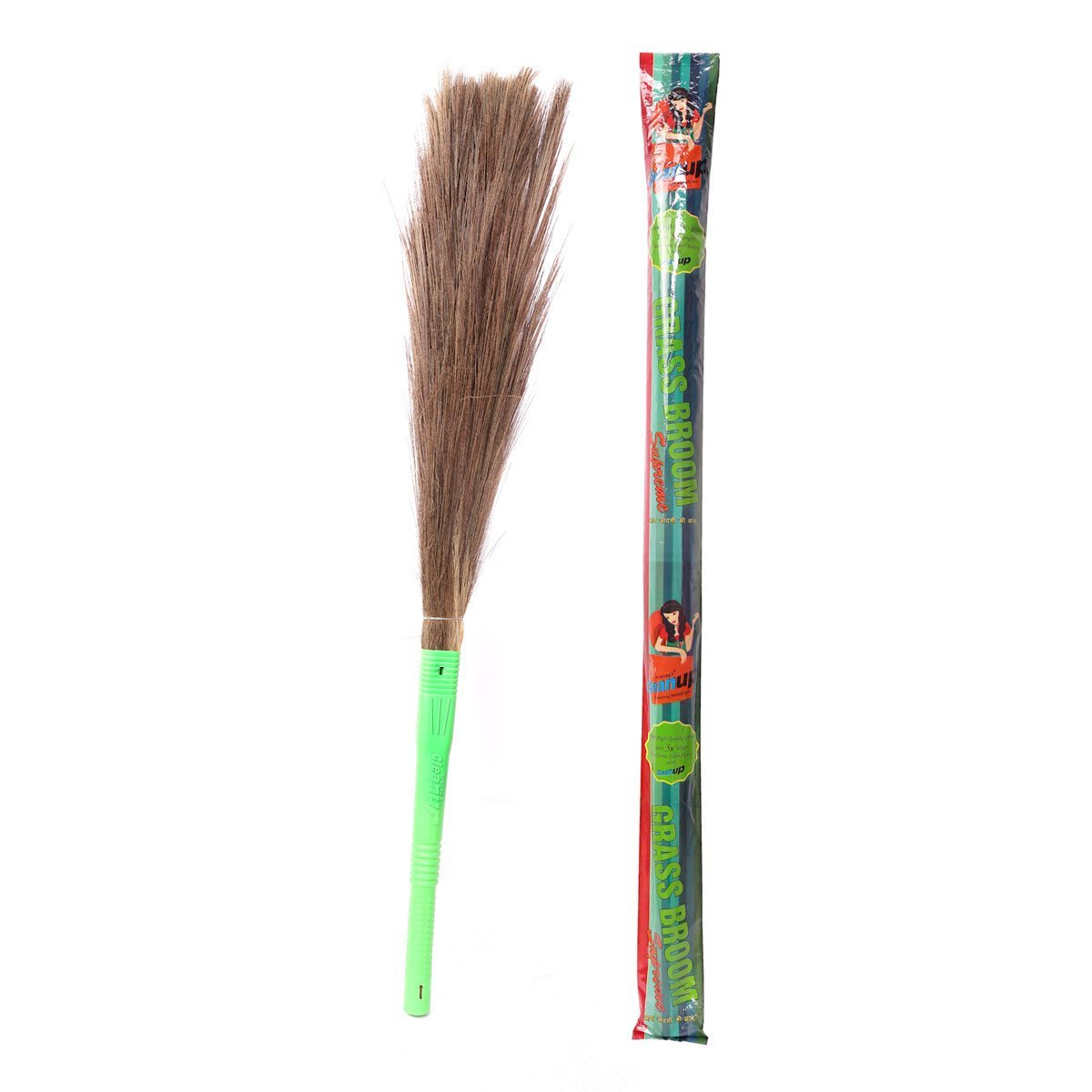 Grass Broom Application: Utensil Cleaning