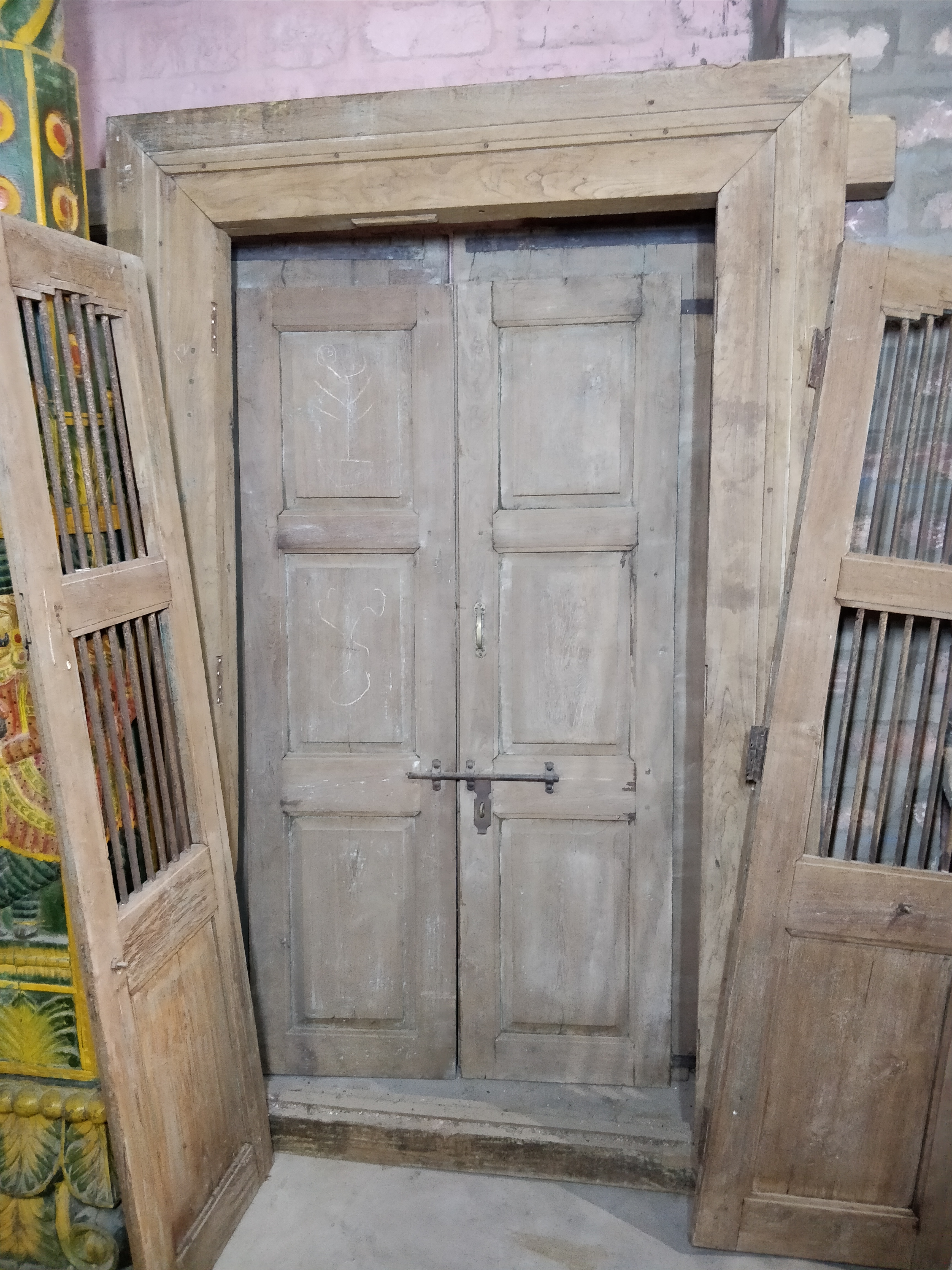 Solid Wood Teak Door