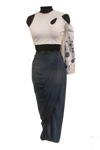 Designer Saree Bust Size: 38 Inch (In)