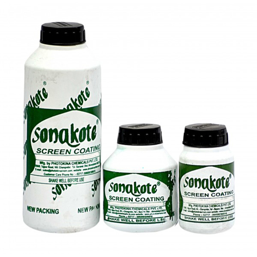 Display Screen Coating Solution - Water Based Ink, Medium Size, White | Transfer and Flexo Printing, Simple Application with Minimal Equipment