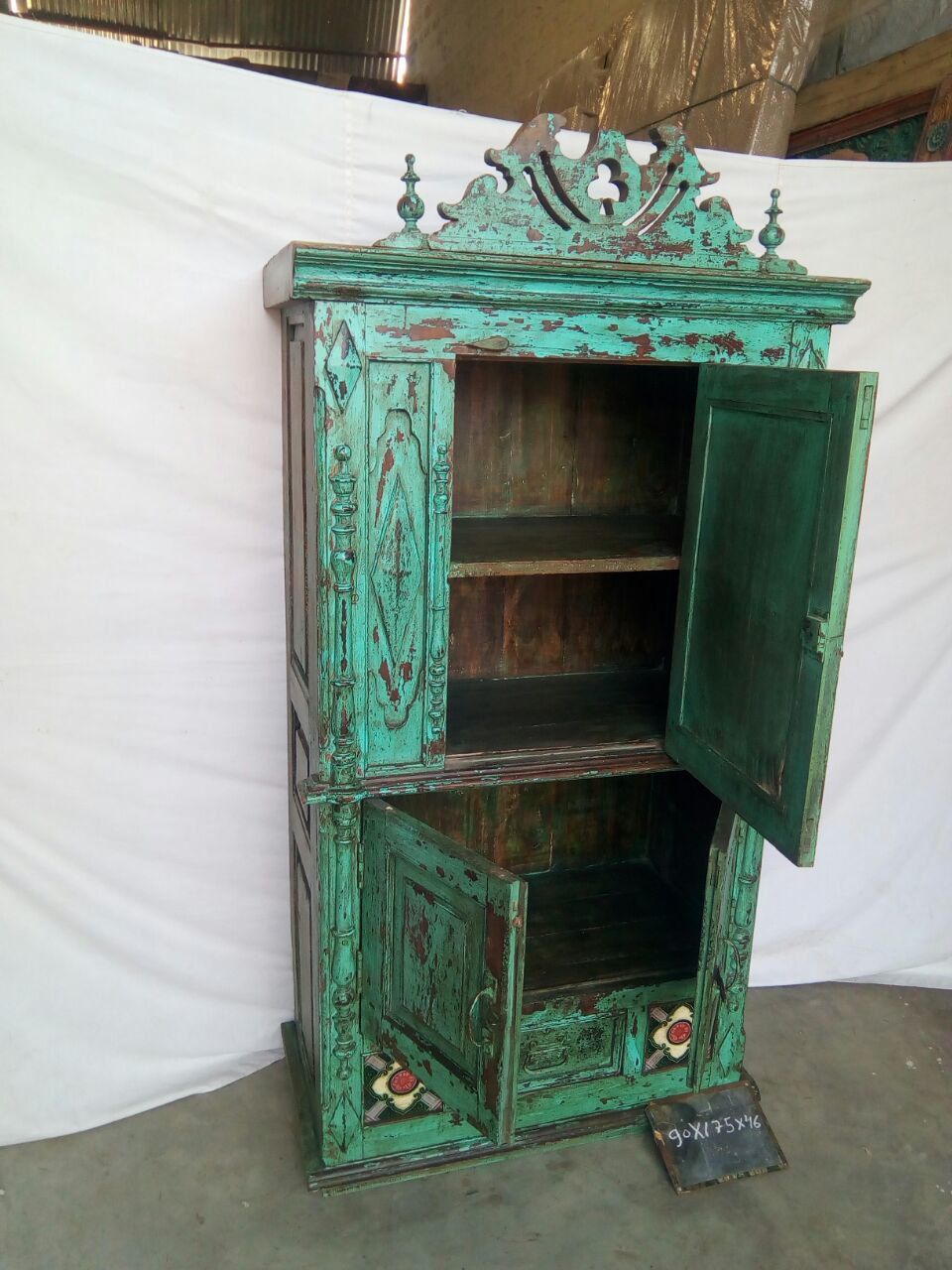 Handmade Antique Wood Almirah