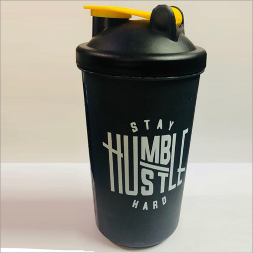 Gym Plastic Sipper Bottle - Plastic Material, Round Shape | Screen Printed Design for Beverage Use, Durable and Lightweight Water Bottle