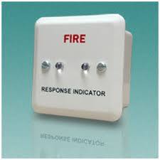 Response Indicator - Plastic & Metal Construction , Compact Design, White Color For Enhanced Visibility, Intuitive Icons & Text Labels