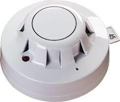 Addressable Smoke Detector - Mild Steel, 6 Inch Size, White Color, Ionization Technology | Automatic Wired Power Source, 10 Ft Detection Range, Industrial Use, 1 Year Warranty