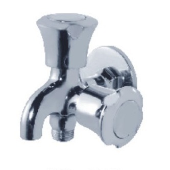 Brass 2 Way Bib Cock With Flange