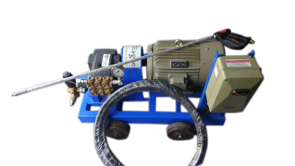 High Pressure Water Jet Machine - Flow Rate: Max. 120 Lpm