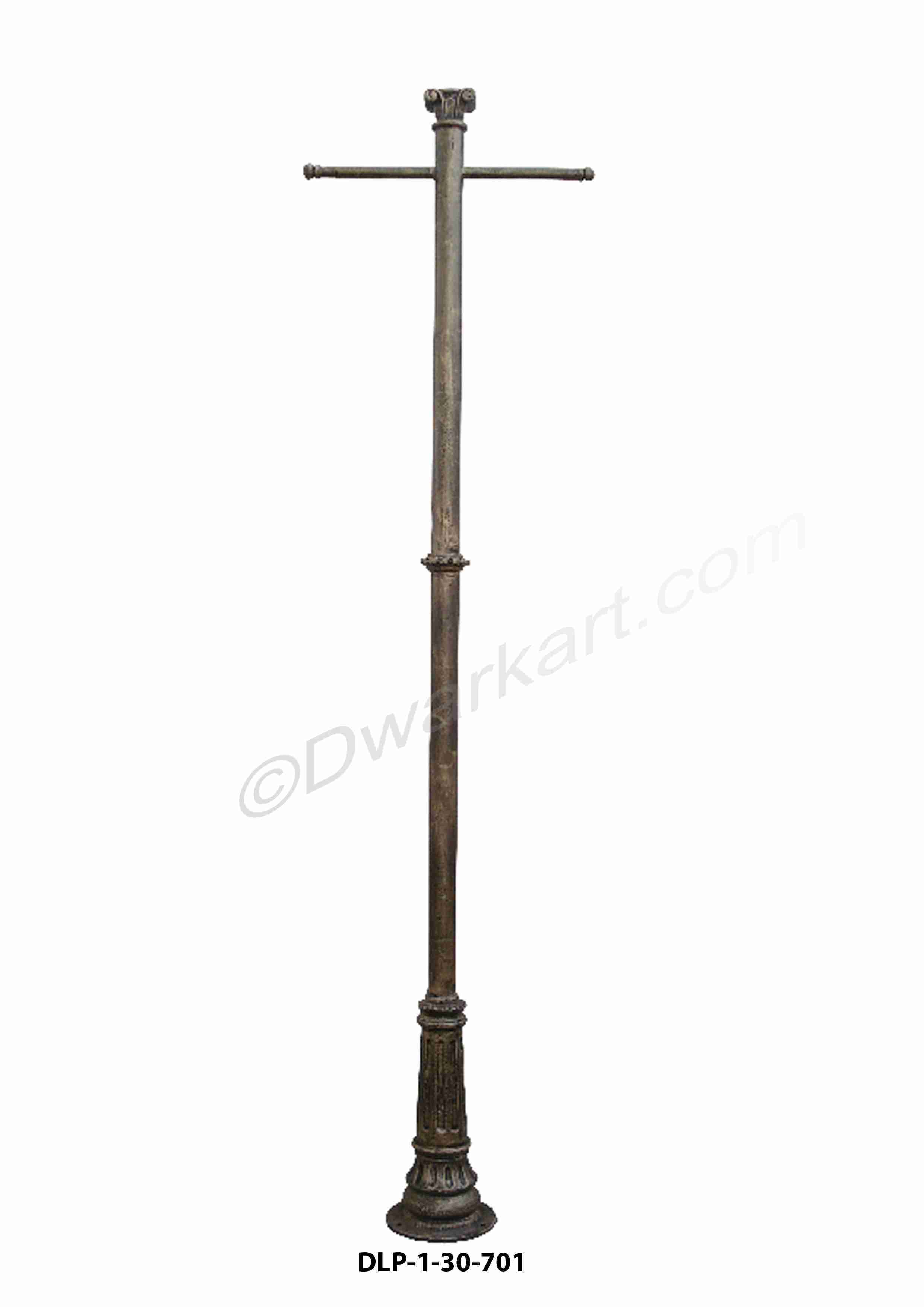 French Antique Combo Pole - Dimension (L*w*h): 20 Cm X 18 Cm X 196 Cm