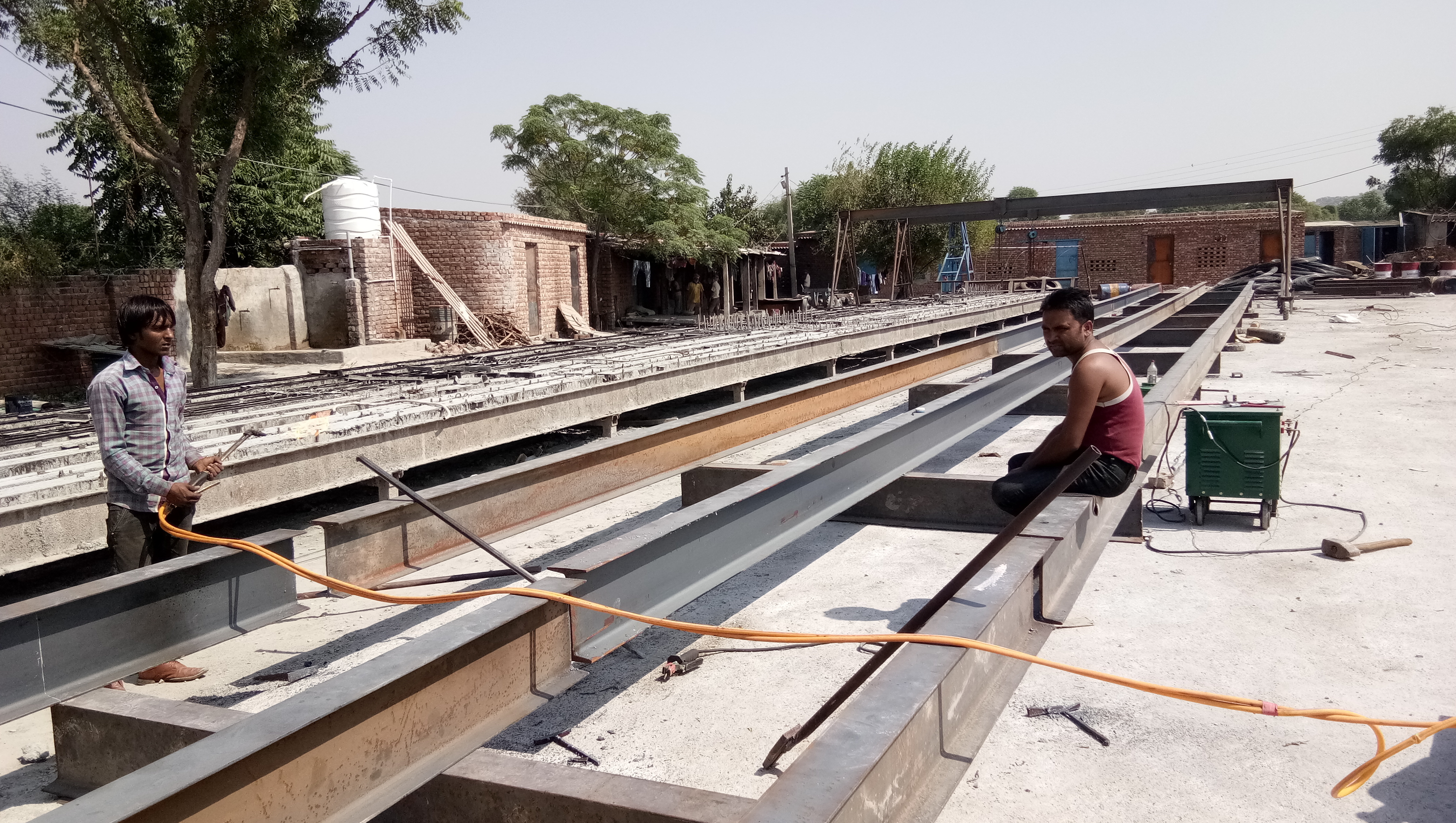 Fabrication Work For Electric Pole Factory