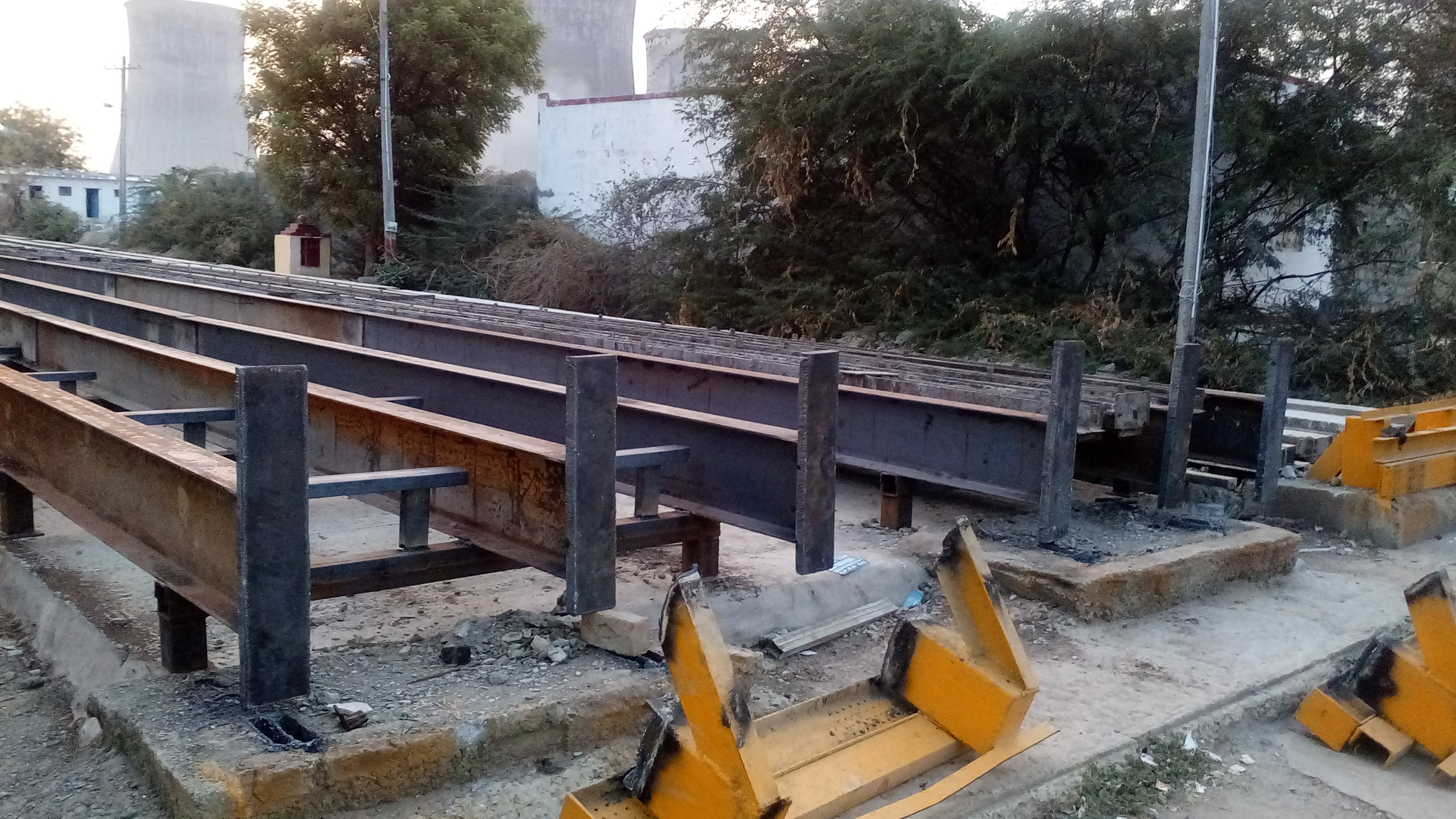 Fabrication Work For Electric Pole Factory