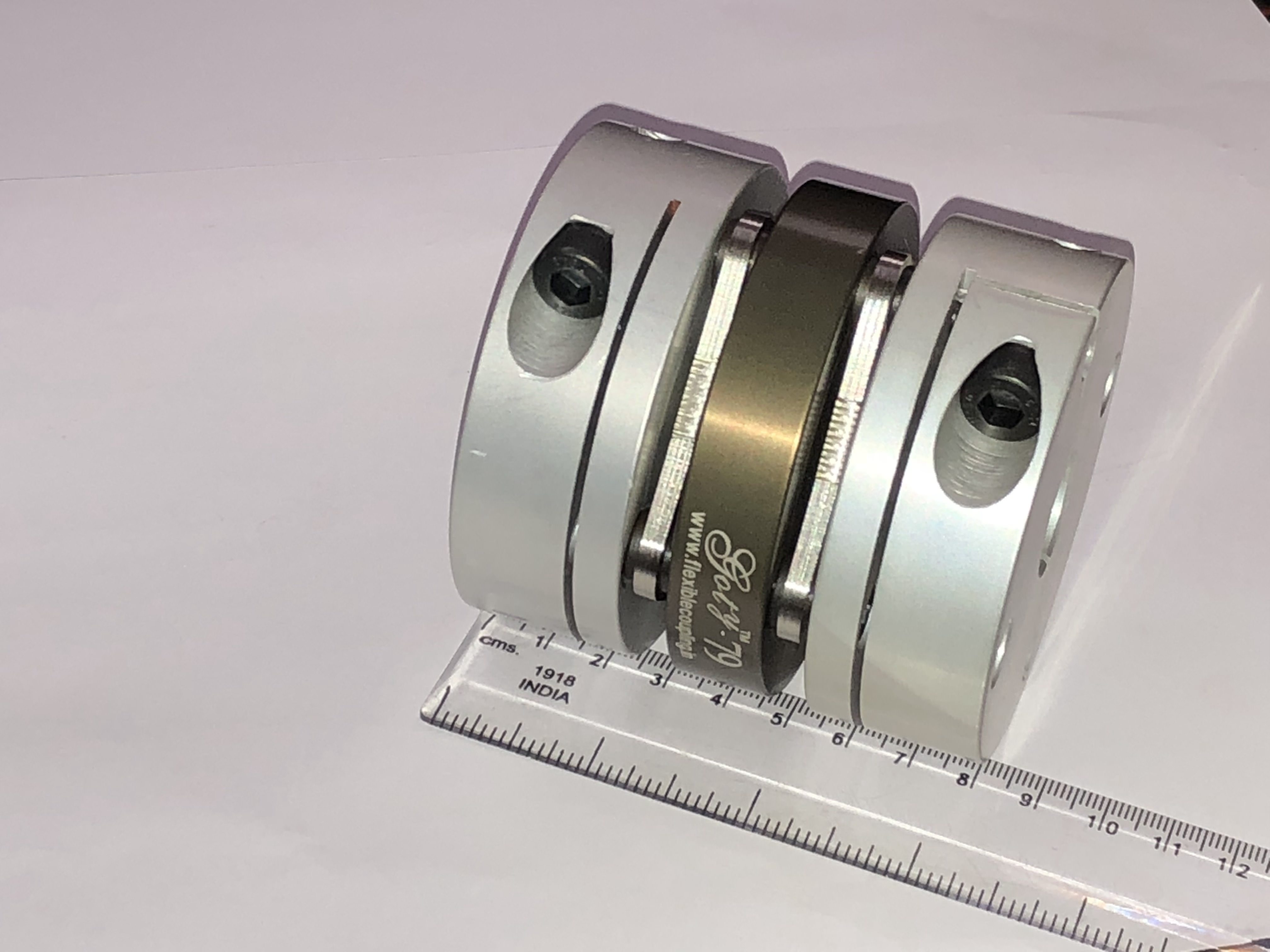 Disc Coupling - Aluminum Alloy, 5mm To 50mm Inner Diameter , Servo Motor Compatibility, Higher Torque, Flexible Clamp Type Design