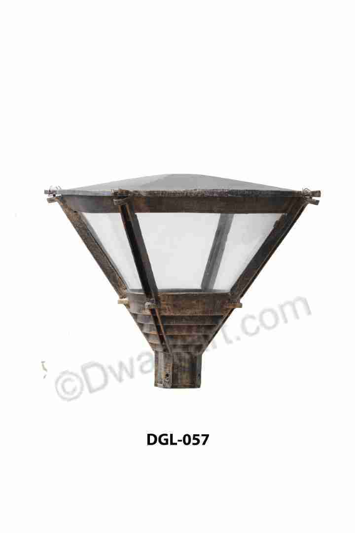 Parimal Cast Iron Light Fitting - Cast Iron, 15x15x25 Cm, Black | Rugged Build, Classic Lantern Design, Weather Resistant