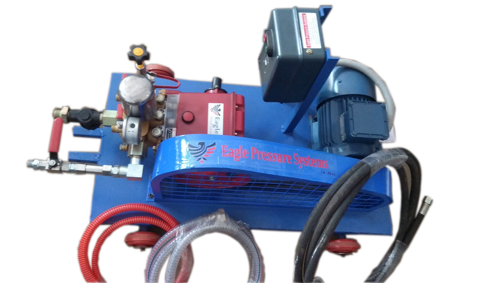 35 Bar Electric Hydro Test Pump - Color: Blue