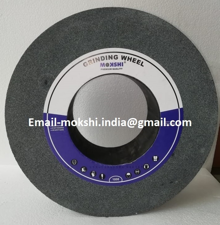 Cylindrical Grinding Wheels - Aluminium Oxide, 350x100x127mm , White Color, Ideal For Industrial Applications