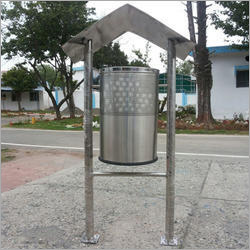 Silver Hanging Dustbin