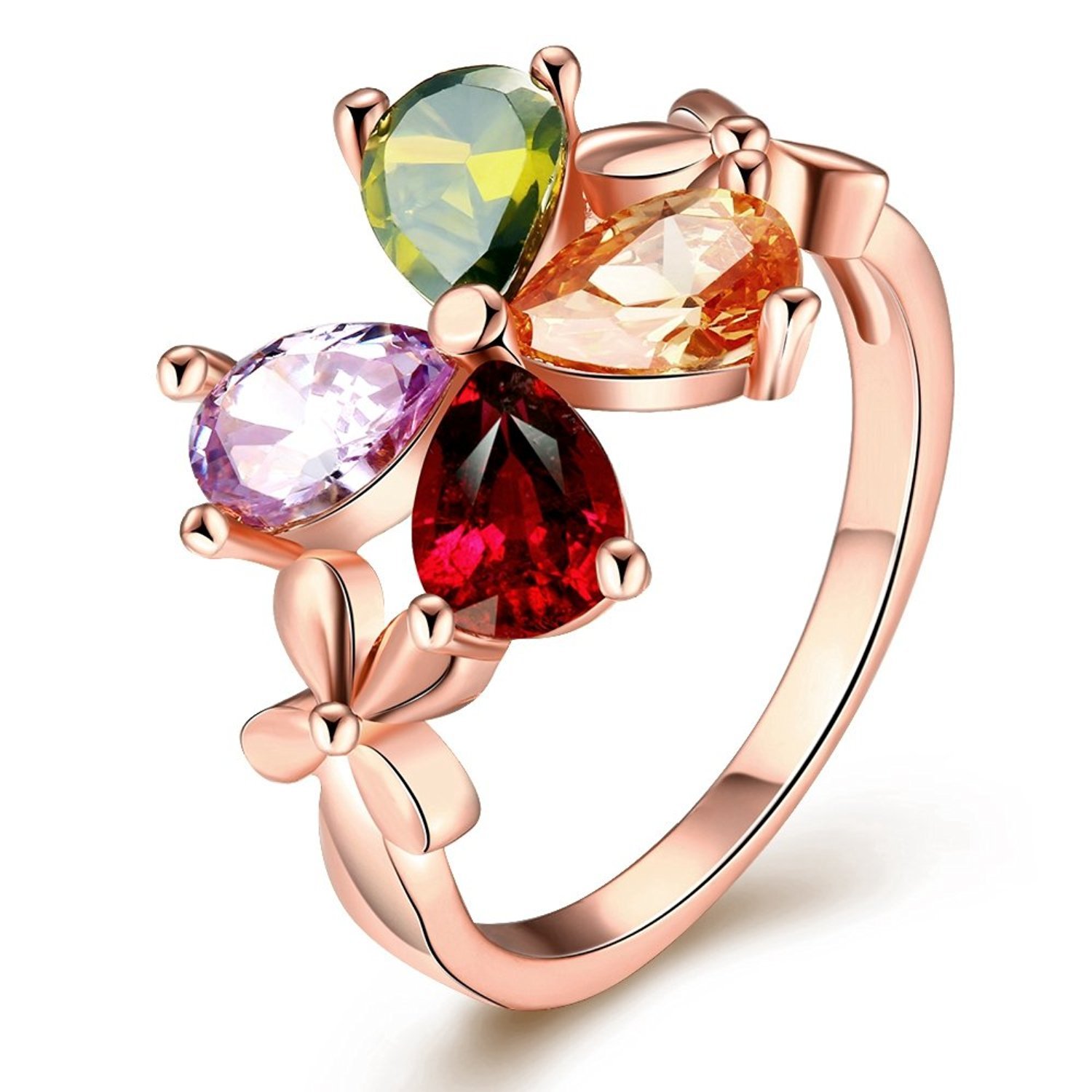 Multicolor Crystal Ring