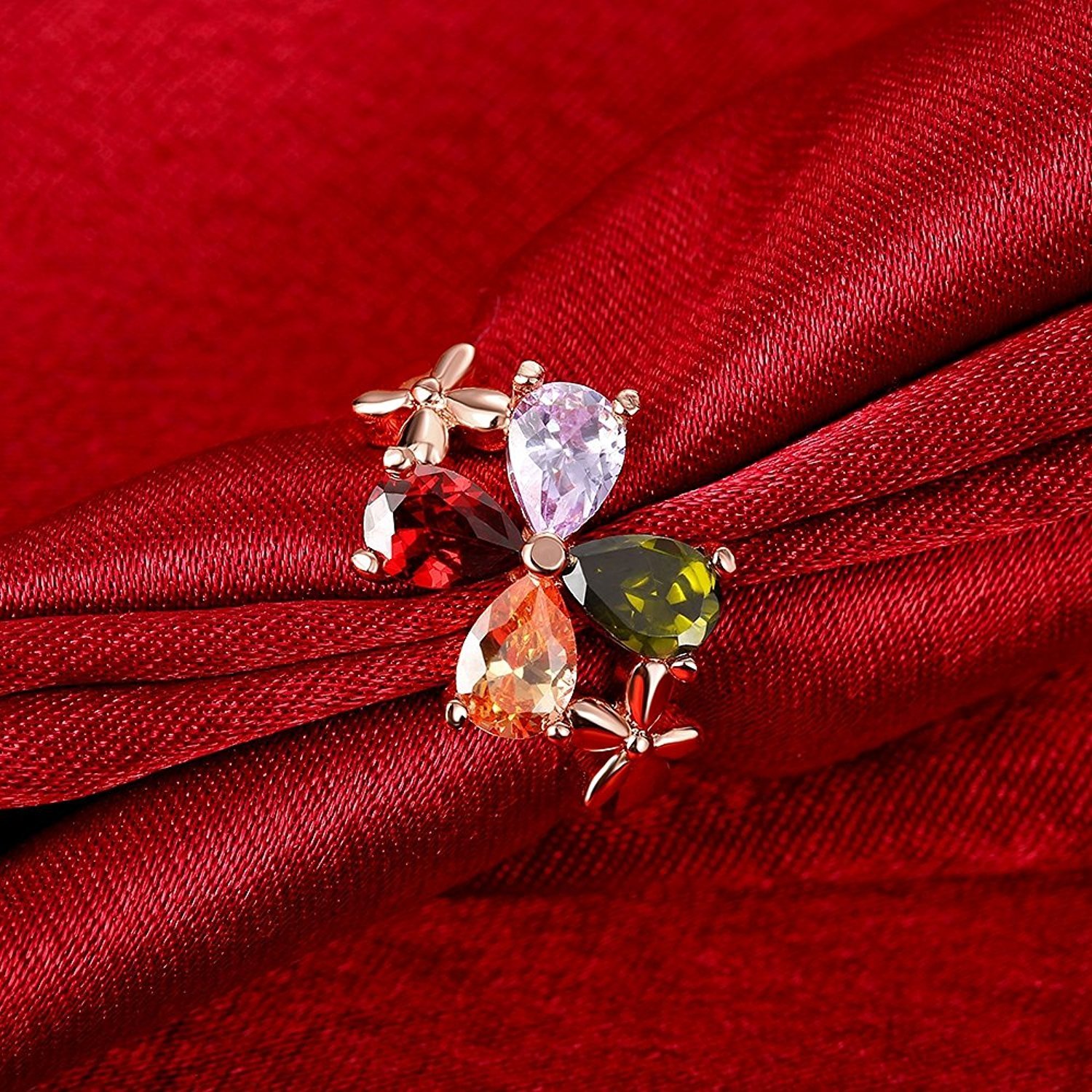 Multicolor Crystal Ring