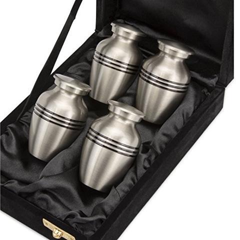 Pewter Cremation Keepsake Urn