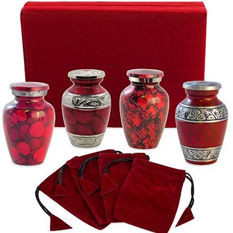 Keepsake Urn For Ashes / Brass Keepsake Urn