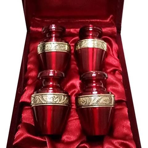 Keepsake Urn For Ashes / Brass Keepsake Urn