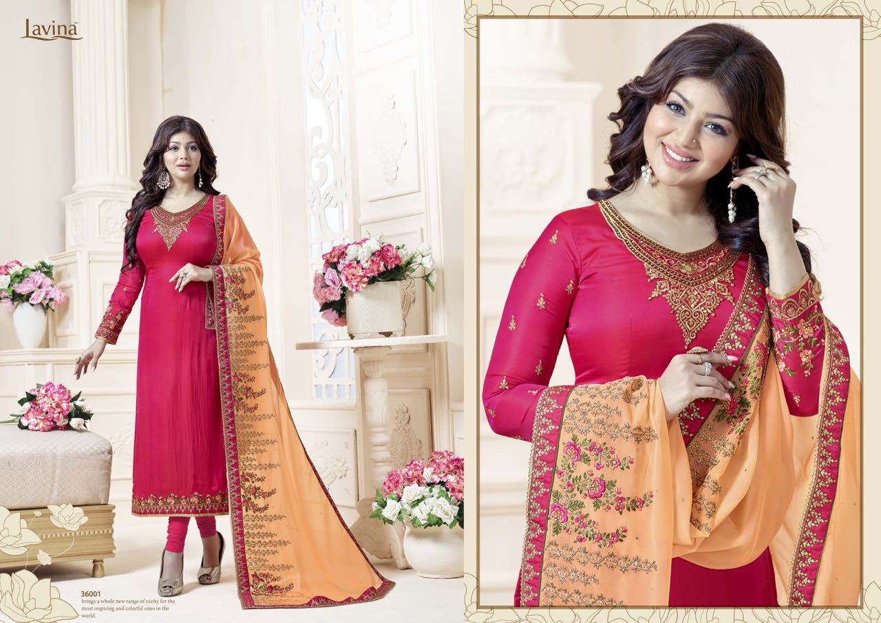 Pink Embroidered Ladies Suits