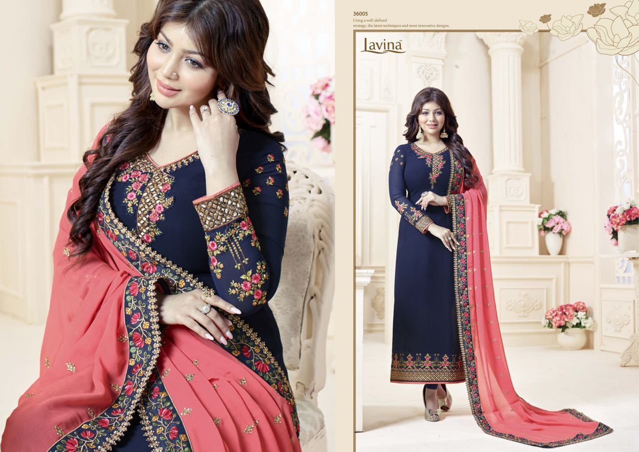 Pink Embroidered Ladies Suits