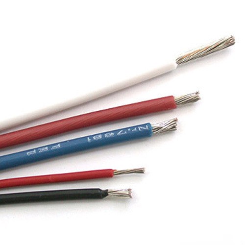 ब्लू पीटीएफ इंसुलेटेड सिल्वर प्लेटेड कॉपर वायर्स