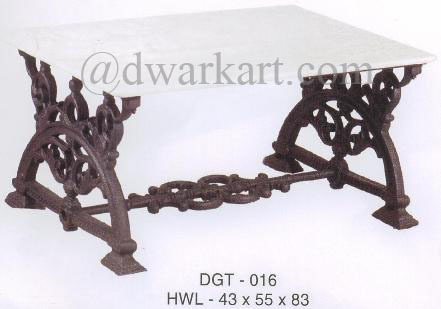 Rovers Cast Iron Garden Table No Assembly Required