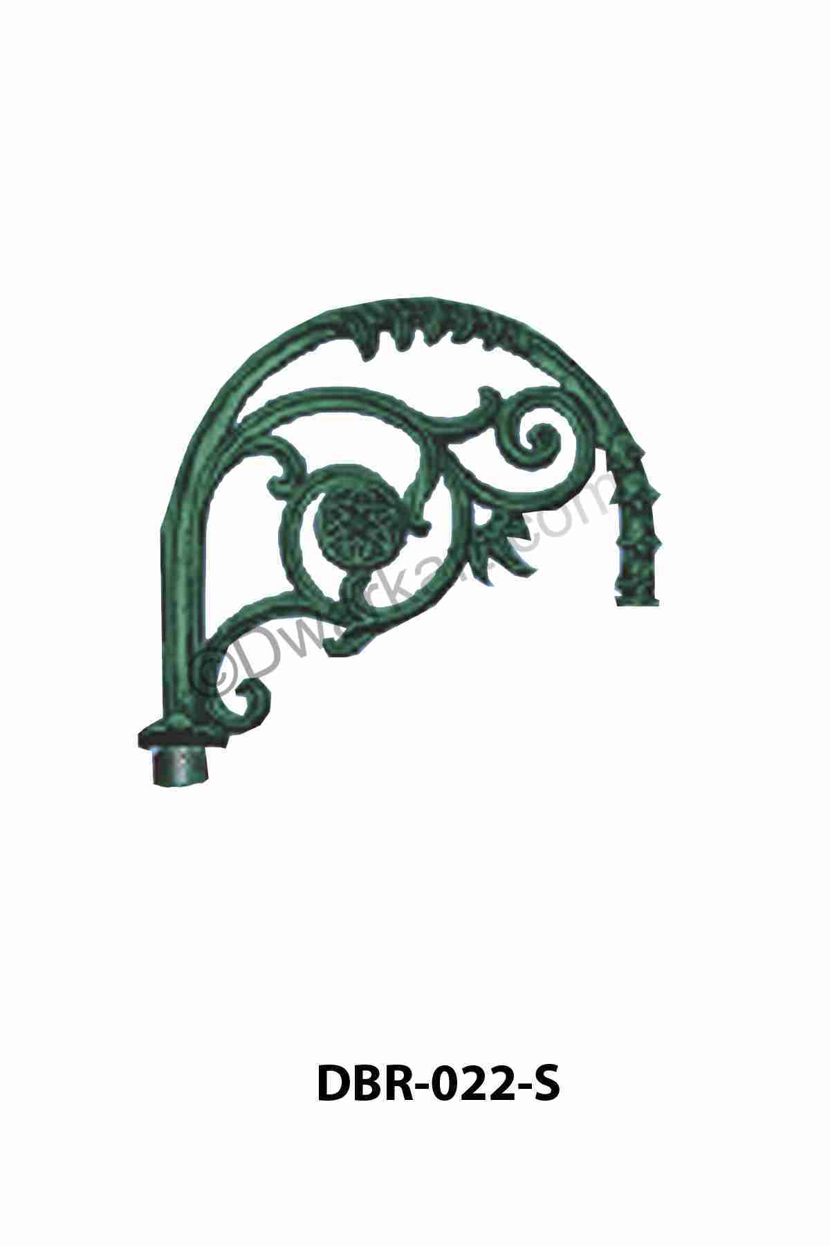 Antique Stylish Cast Iron Pole Bracket