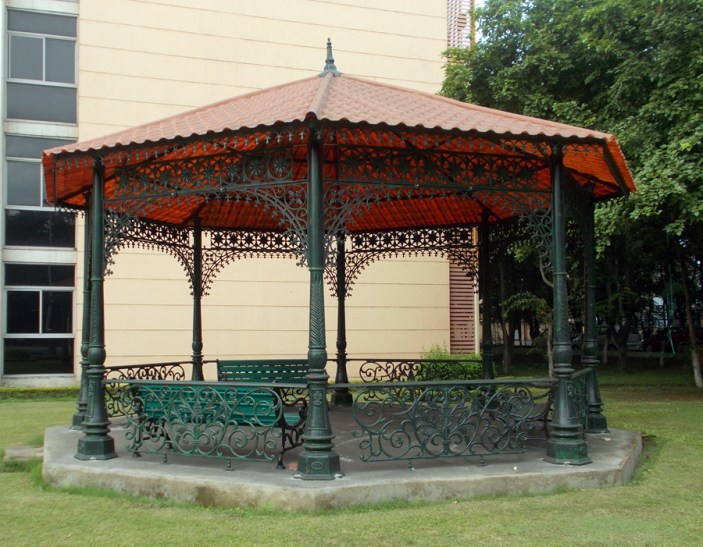 Antique Cast Iron Garden Gazebo No Assembly Required