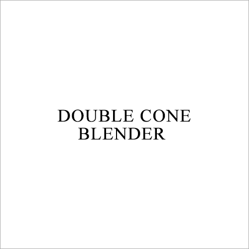 Double Cone Blender - Metal Material, Silver Color | Efficient Mixing Solution