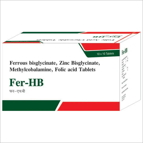 Ferrous Bisglycinate Tablet - Shelf Life: 18 Months