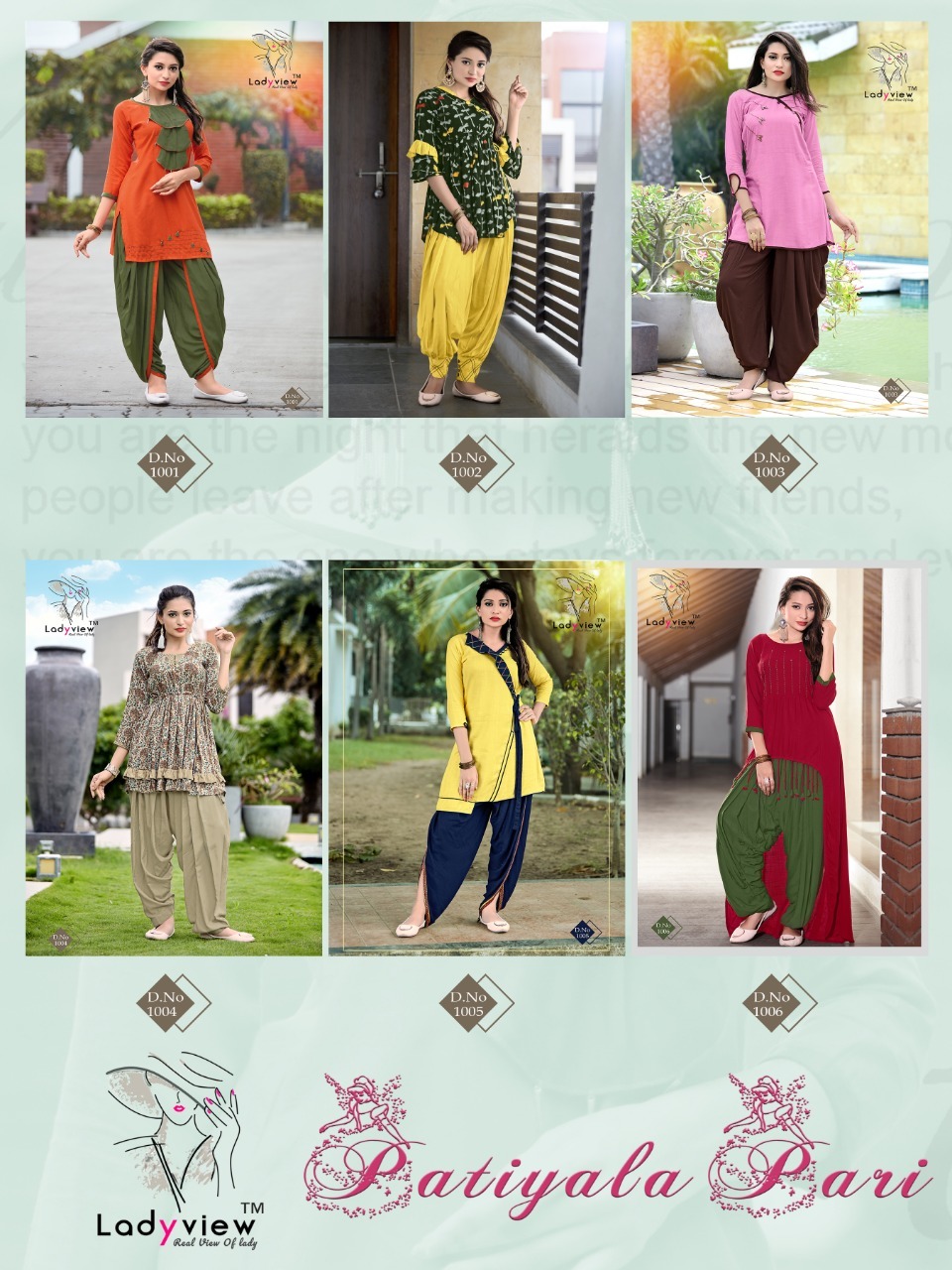 Patiyala Pari - 14 Kg Heavy Rayon Top With Stylish Dhoti Patiyala, Printed Fabric, Available In M, L, Xl, Xxl Sizes
