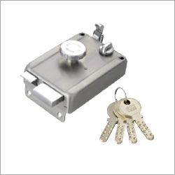 14 Pins Door Rim Lock - Zinc-Alloy , Reversible Key Design, Lightweight, Heavy Duty Build with Hold Back Feature