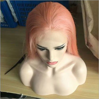 पिंक वेवी लेस विग्स