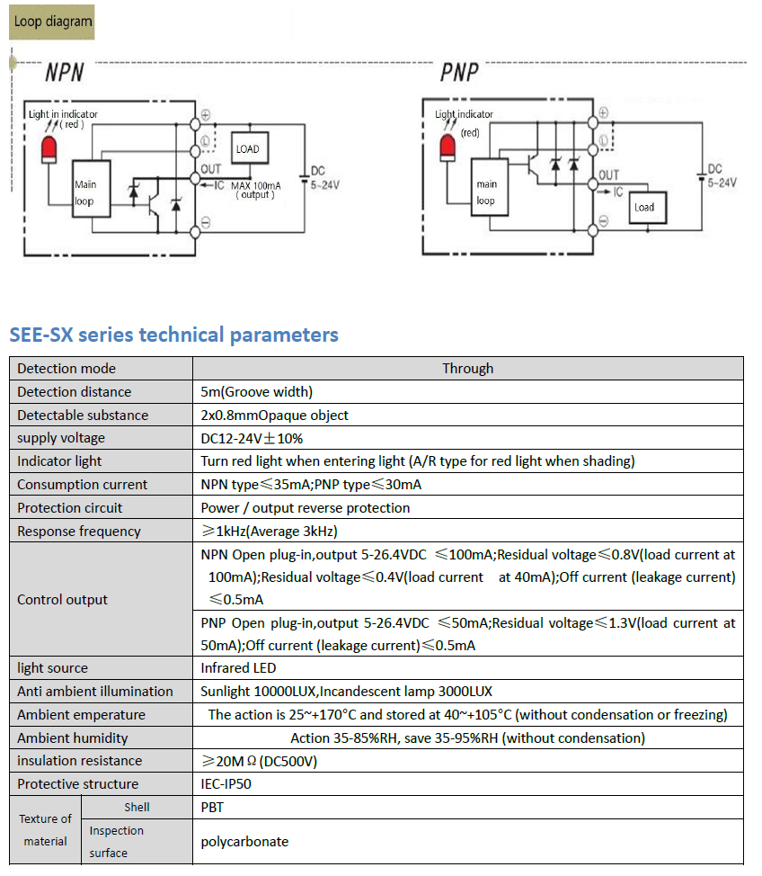 Groove Type Photoelectric Sensors Accuracy: 2mm Mm
