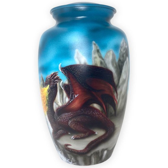 Multi-color Game Of Thrones Inspired Dragon Urn