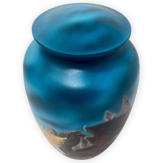 Multi-color Game Of Thrones Inspired Dragon Urn