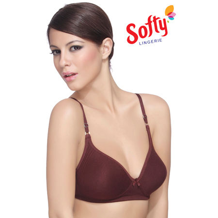 Brown Seamless Bra