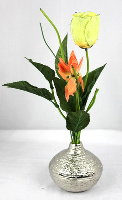 Nickel Flower Vase