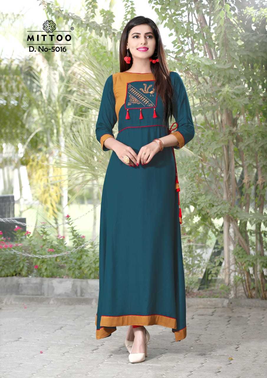 Plain Mittoo Prachi Kurtis Collection