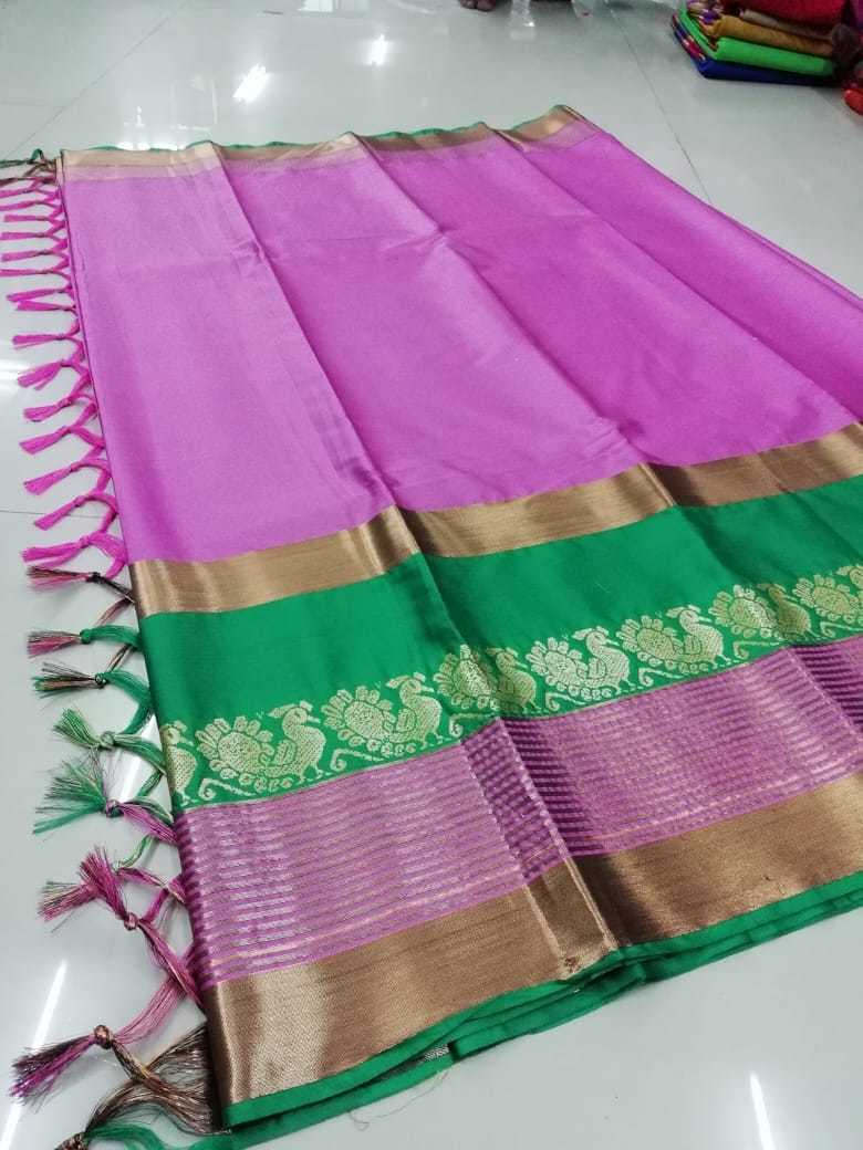Fancy Cotton Silk Saree - 5.5 Mtr Length, 0.8 Mtr Blouse | Hand Embroidery, Printed Pattern, Multi-color Options