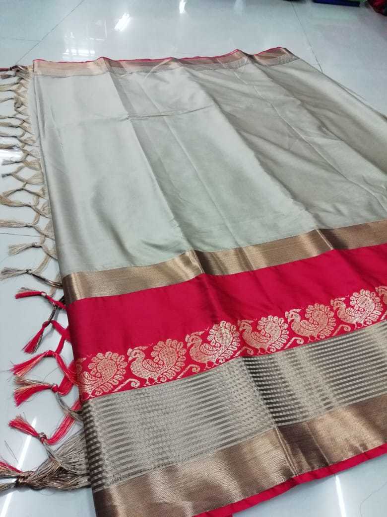 Fancy Cotton Silk Saree - 5.5 Mtr Length, 0.8 Mtr Blouse | Hand Embroidery, Printed Pattern, Multi-color Options