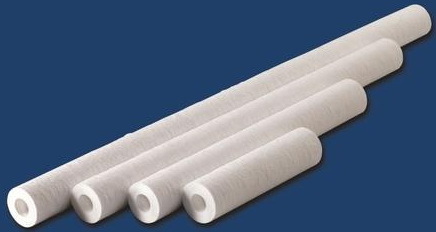 Poly Propylene Cartridge Filter 10" - Outer Diameter 2.5", 5 Micron Filtration, Double Open End, Pvc Sealing, 1 Year Warranty | Sea Water Ro Plant Application
