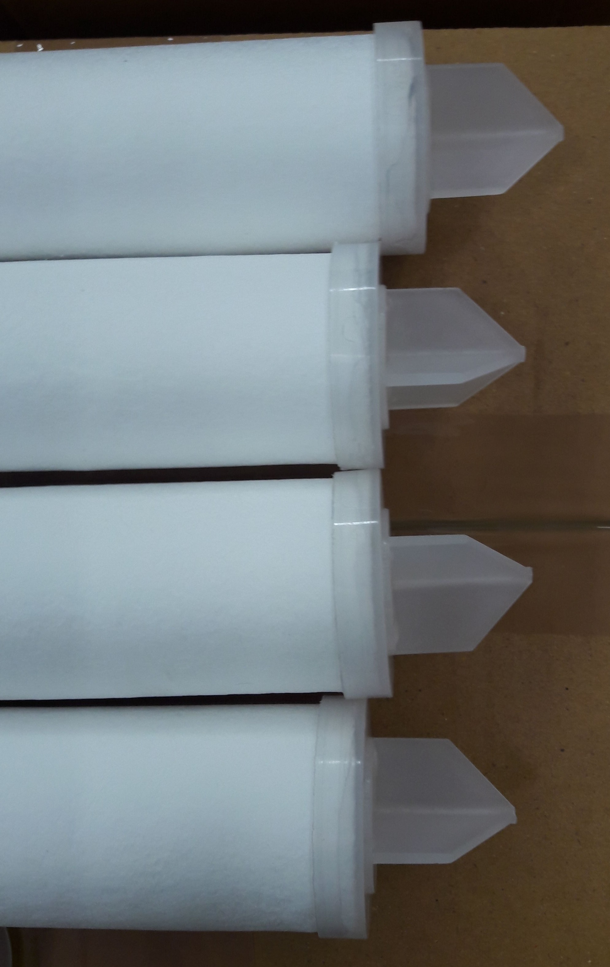 Poly Propylene Cartridge Filter 10" - Outer Diameter 2.5", 5 Micron Filtration, Double Open End, Pvc Sealing, 1 Year Warranty | Sea Water Ro Plant Application
