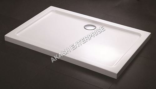 White Shower Tray By Akash Engimech (India) Pvt. Ltd.