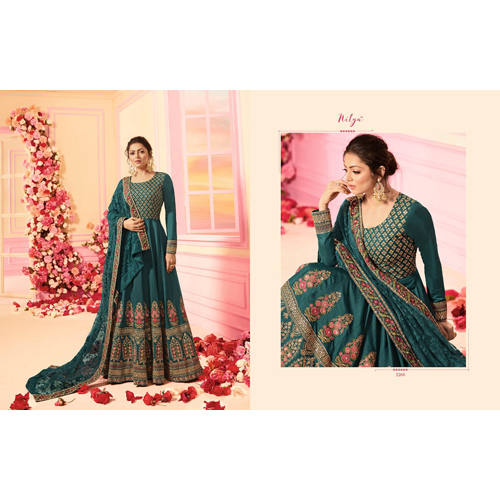 Ladies Anarkali Georgette Suit - Color: Multiple Colors
